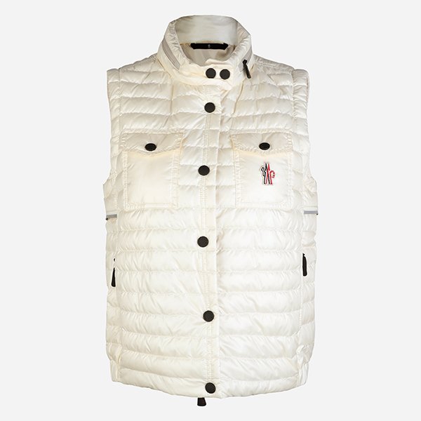 [시흥점] [몽클레어]6S 1A00019 597X6 04A 그레노블 구미안 여성 패딩 조끼 화이트 아이보리