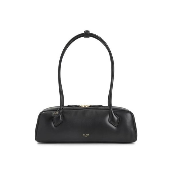 26SS 알라이아 르 테켈 미디움 레더 숄더백 AA1S06033I152 999 BLACK DOM