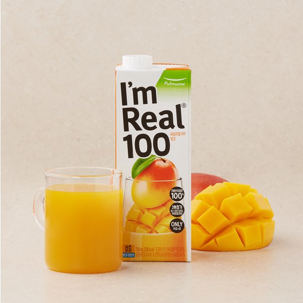 아임리얼 100 망고_730ml