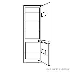 전국무료배송 삼성전자 2도어 220L 빌트인 김치냉장고 RQ22K5R01EC