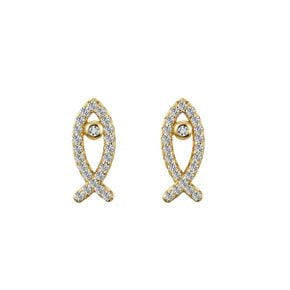 Lucky fish earring