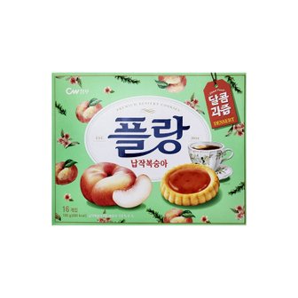  청우 플랑 납작복숭아 160g 4입