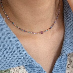 COLORLINE BEAD NECKLACE PRN195