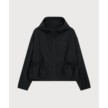 커버낫 우먼 시어 셔링 나일론 자켓 Charcoal CO2502JK79CH