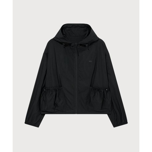 커버낫 우먼 시어 셔링 나일론 자켓 Charcoal CO2502JK79CH