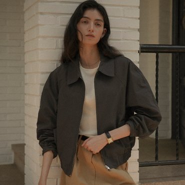 틸아이다이 Jeddy Bomber jacket_Charcoal