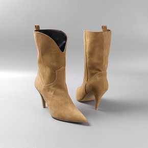 Suede Middle Boots LC276_8cm