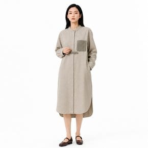 아일로(A HILO) 헤링본옆트임원피스 AJJO800
