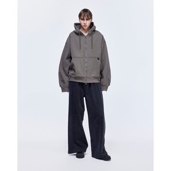 [파주점] 지제로 피그먼트 후드 집업 SH2TS816KK