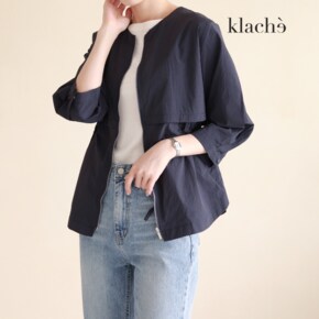 KLACHE (77까지)메탈지퍼후레쉬7부점퍼_CK2FJP001A