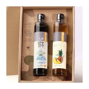 만능어간장 파인애플식초 300ml 2병 선물세트  농부플러스