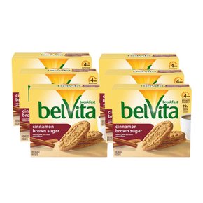 Belvita6개X  벨비타  시나몬  브라운  슈가  브렉퍼스트  비스킷  50g  x  5개입