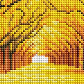 황금나무 길 (캔버스형) 보석십자수 40x50 (퍼즐사랑)