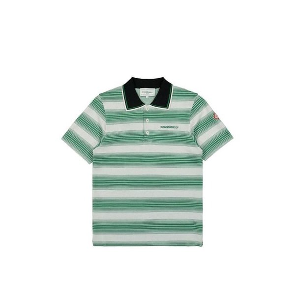 폴로 티셔츠 CSBM241PRTS004GN GRADIENT STRIPE DOM