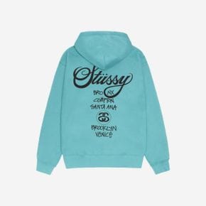 스투시 월드투어 후드 오션 2024 Stussy World Tour Hoodie Ocean 2024