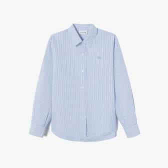 라코스테 [시흥점] 여성 릴랙스핏 포플린 셔츠 CF4626-56GO(2컬러)