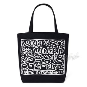 모마 루나 키스 해링 캔버스 토트백 MOMA LUNA LUNA KEITH HARING A POETIC EXTRAVAGANZA CANVAS