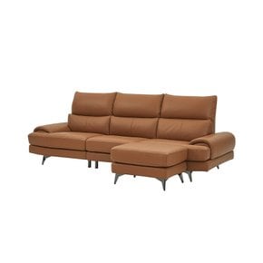 벤스 4인 소파 카우치형_카멜브라운