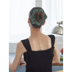 Vegetarian Deco Big Hair Scrunchie