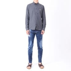 버튼다운 슬림핏 남성 셔츠 F965CH2041GF-98 그레이 Slim Fit Shirt