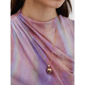 cosmic big necklace - gold