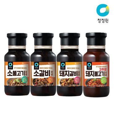 청정원 양념 280g (돼지갈비+돼지불고기+소갈비+소불고기)