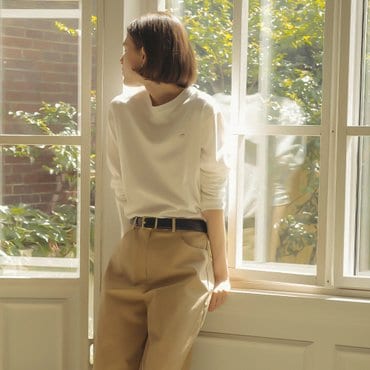 노운베러 Soft modal blend T-shirt_Ivory
