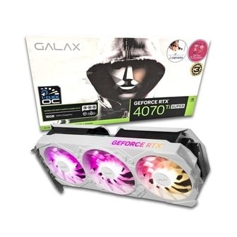 엠지솔루션 GALAX 지포스 RTX 4070 Ti SUPER EX GAMER WHITE OC