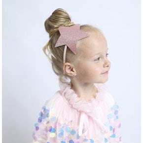 Oversize Star HairBand- Blush