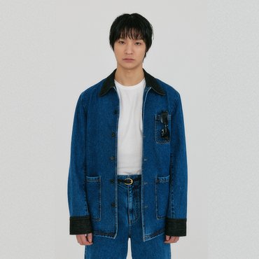 EENK ZOOM Pocket Denim Shirt - Blue