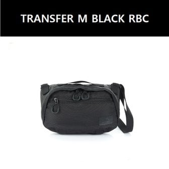 그레고리 크로스백 TRANSFER M BLACK RBC 08JL4008