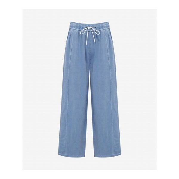 텐셀 데님 세미와이드 밴딩 팬츠 (VMPKD7241)