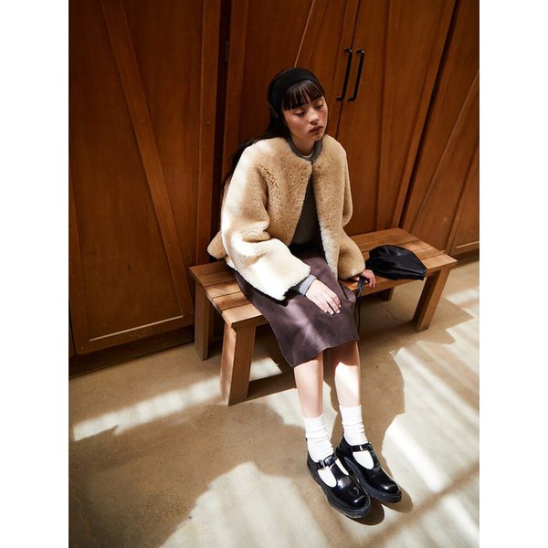 Furry Jacket  Beige (TA4X11A11A)