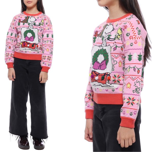 [부산점] 22FW 피너츠 스누피 맨투맨 (W15637_465_22F) (W15637 465 22F)