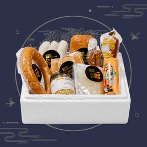 무항생제 돈육으로 만든 독일식 수제햄소시지 어반나이프 선물세트 4호