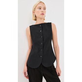 이스퀘어 4967522 Rohe Boat Neck Waistcoat