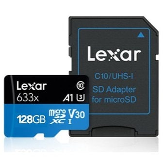  LEXAR마이크로SD 633X(128GB)