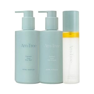 에이엠트리 Amtree Signature 프레그런스 숲 보습 퍼퓸 바디케어 3종 세트 이끼향 (워시1p+앰플1p+미스트1p)