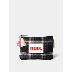 Basic pouch _ BM Check 블랙 핑크