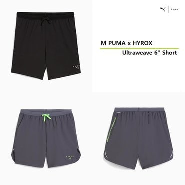 푸마 X 하이록스 울트라위브 6인치 숏츠 526886 - 01 69 PUMA x HYROX Ultraweave 6 INCH Short