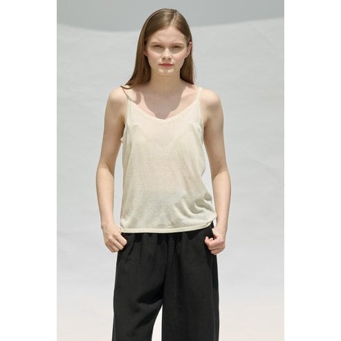 BCBG 올앤선드리 I 내츄럴 KNIT TOP (A5M4I495)