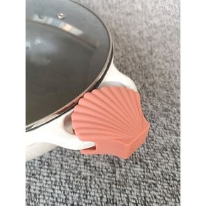 조개모양 주방용 실리콘 오븐 냄비집게 2P세트