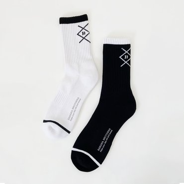 바나나시스터즈 크로스 BXB 백 포인트 스포츠 쿠션 삭스 2개세트