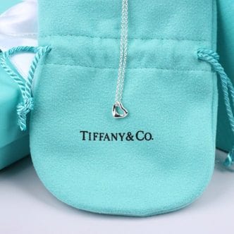 TIFFANY&CO 백화점AS  오픈 하트 펜던트 목걸이 엘사 퍼레티 7mm 스털링 실버