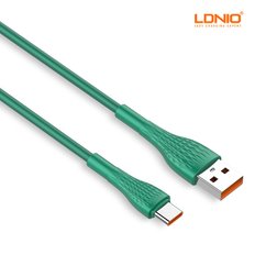 엘디니오 TEP USB C타입 고속 충전 케이블 2M 30W 그린/그레이