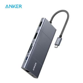 USB C 허브 PowerExpand 11-in-1 도킹 스테이션 4K  60Hz HDMI 및 DP 100W 전원 공급 장치 USB-C 및
