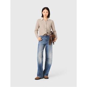 가디건 진주 칼라 Beige MFPCA00674