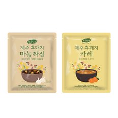 오뚜기 제주흑돼지 카레 마농짜장 250g 제주도특산품 레토르트 커리 짜장 소스 글램핑