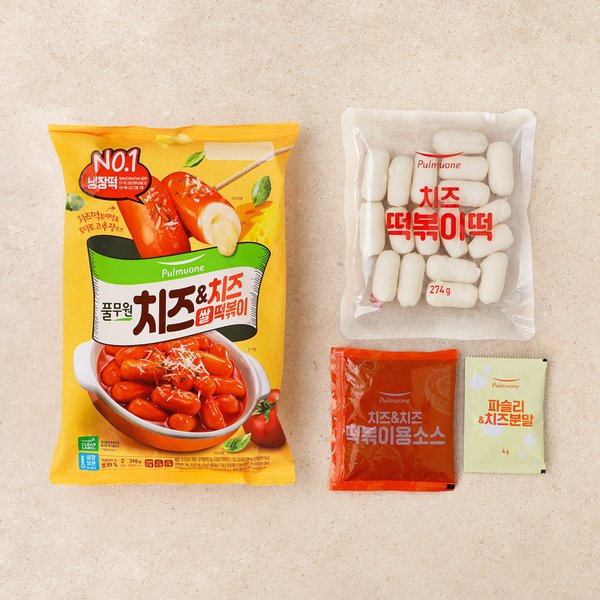 치즈&치즈 떡볶이 398g (2인분)