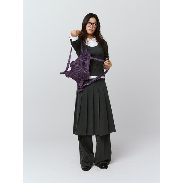 뉴보우백팩 글리터딥퍼플